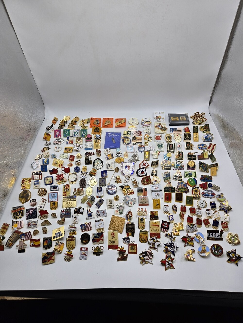 Lot of 246 Olympics Lapel Pins Atlanta Beijing Seoul Rio Barcelona Lake Placid